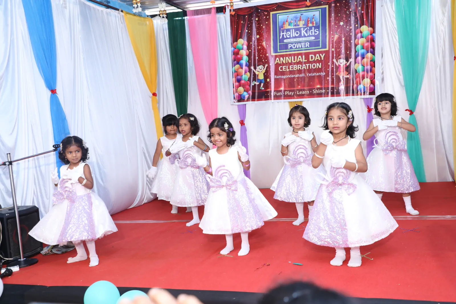 Colourful costumes and big smiles